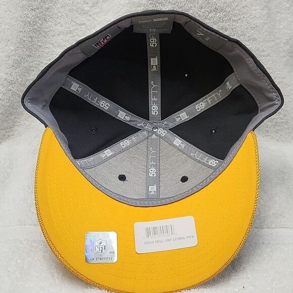 New Era 59FIFTY Pittsburgh Steelers 7 5/8 Fitted Hat - New - Picture 6 of 9